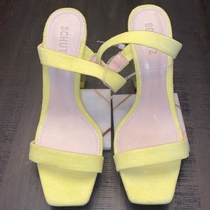 SCHUTZ Yellow Heels